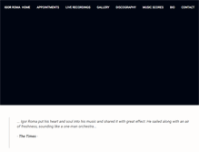 Tablet Screenshot of igorroma.com